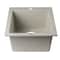 Alfi Brand Biscuit 17" Drop-In Rectangular Granite Composite Kitchen Prep Sink AB1720DI-B - alternate 9